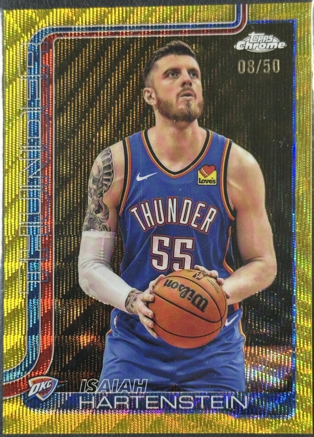 Isaiah Hartenstein [Gold Wave Refractor] #181