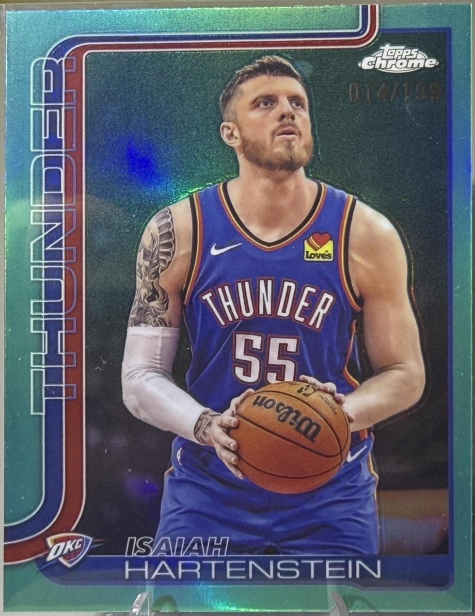Isaiah Hartenstein [Teal Refractor] #181