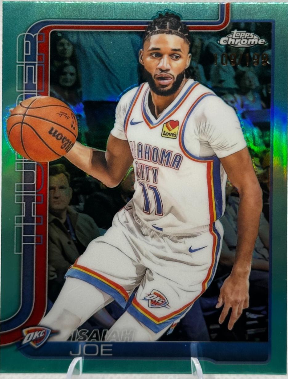 Isaiah Joe [Aqua Refractor] #121
