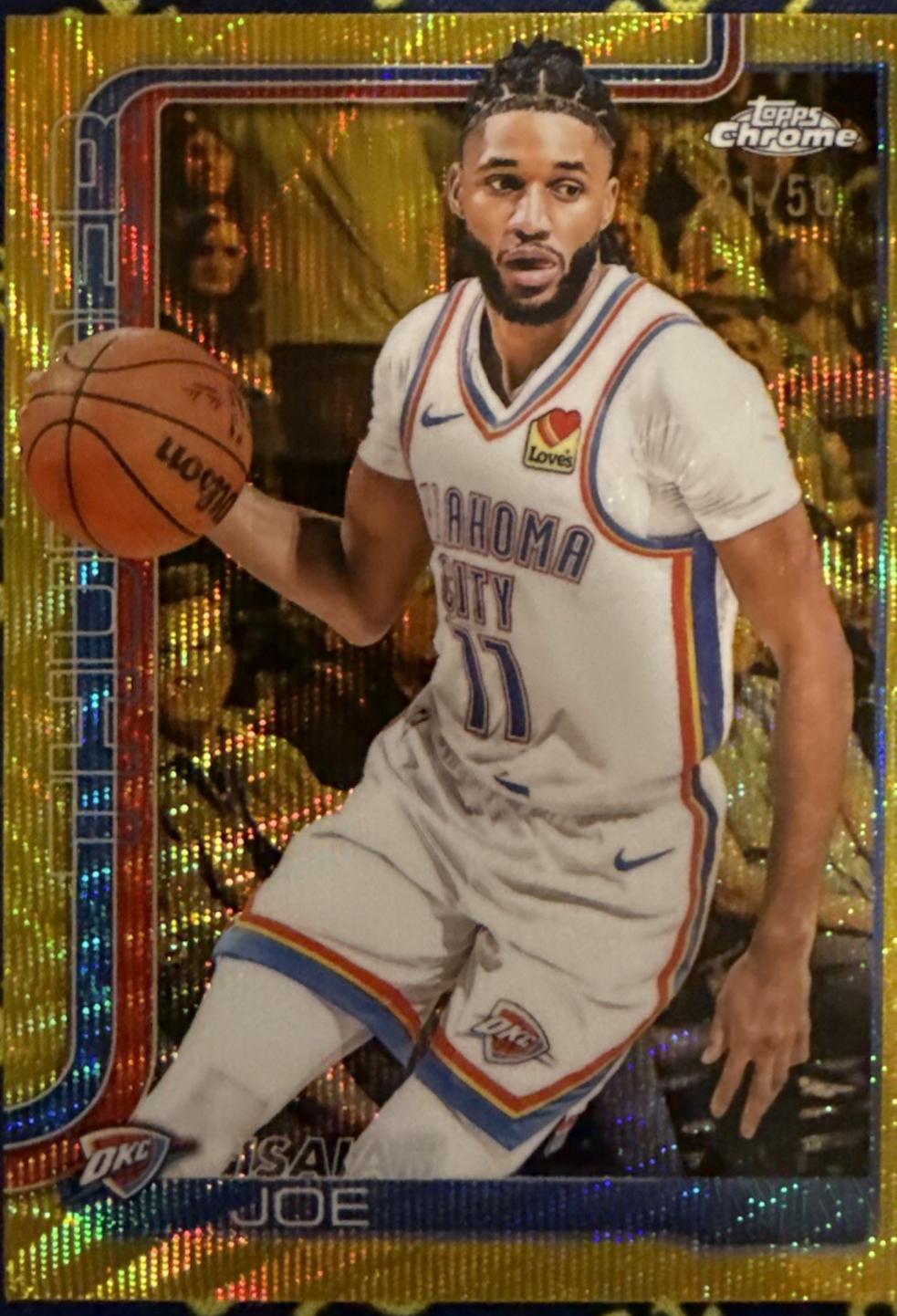 Isaiah Joe [Gold Wave Refractor] #121