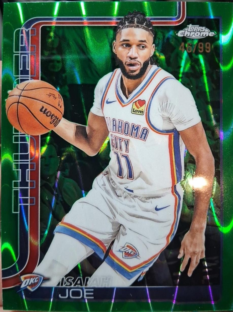 Isaiah Joe [Green Basketball Refractor] #121