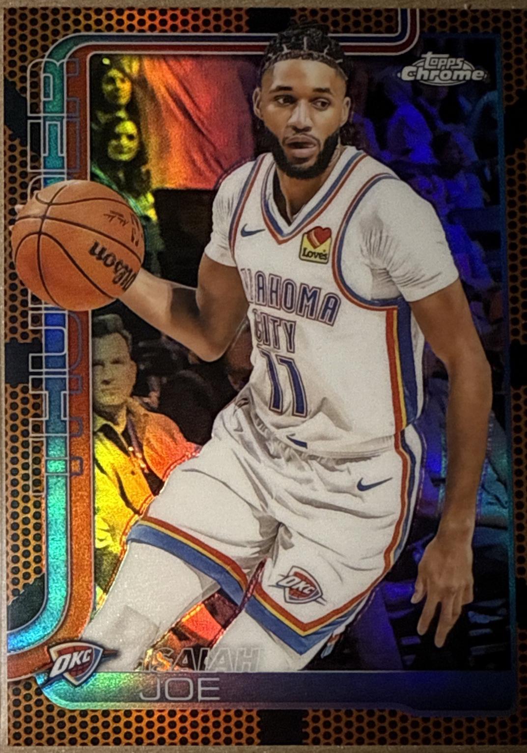 Isaiah Joe [Orange Basketball Refractor] #121