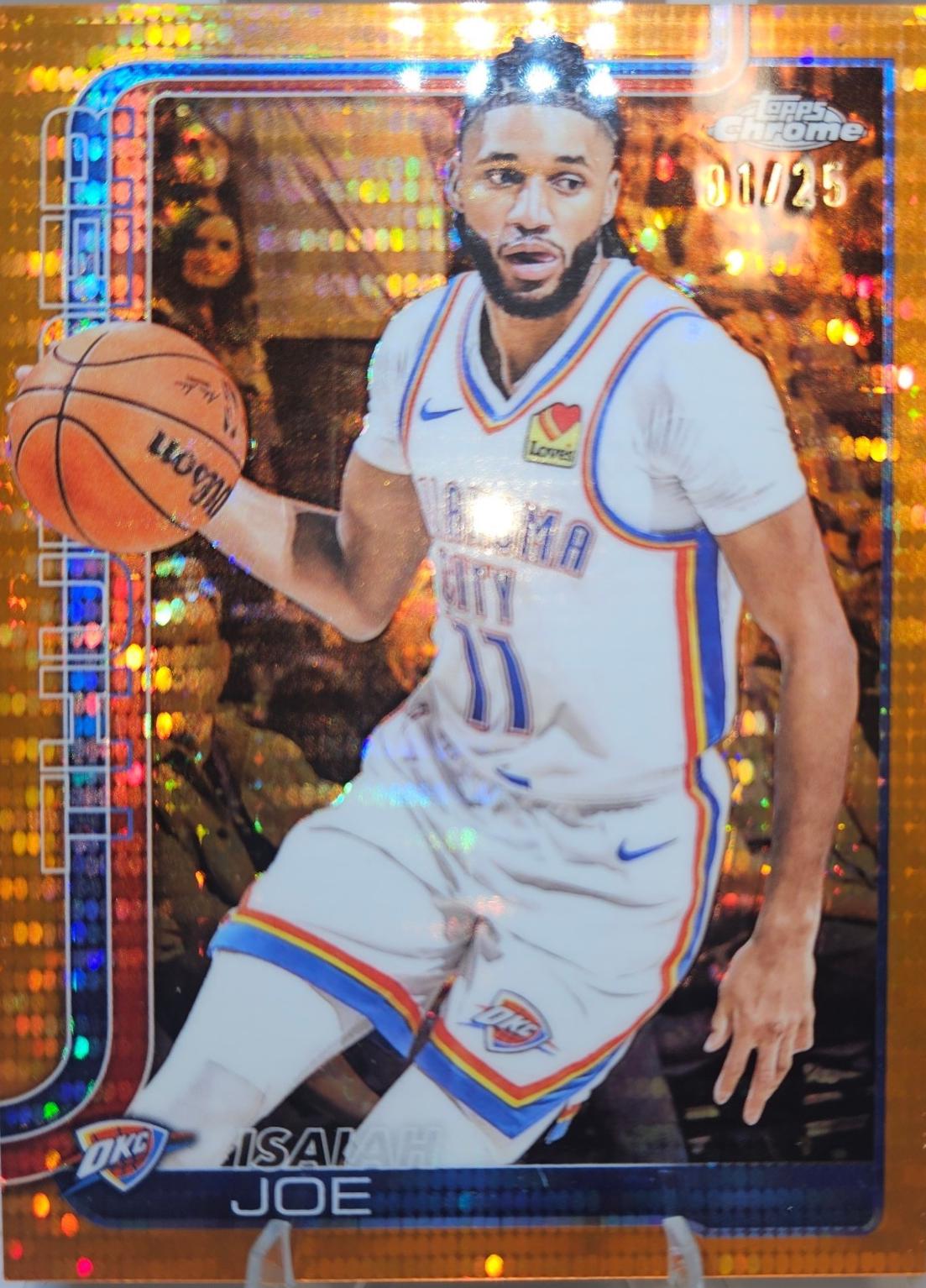 Isaiah Joe [Orange Refractor] #121