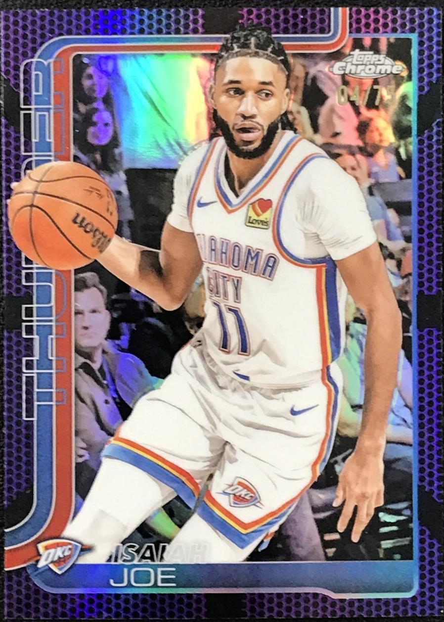 Isaiah Joe [Purple Basketball Refractor] #121