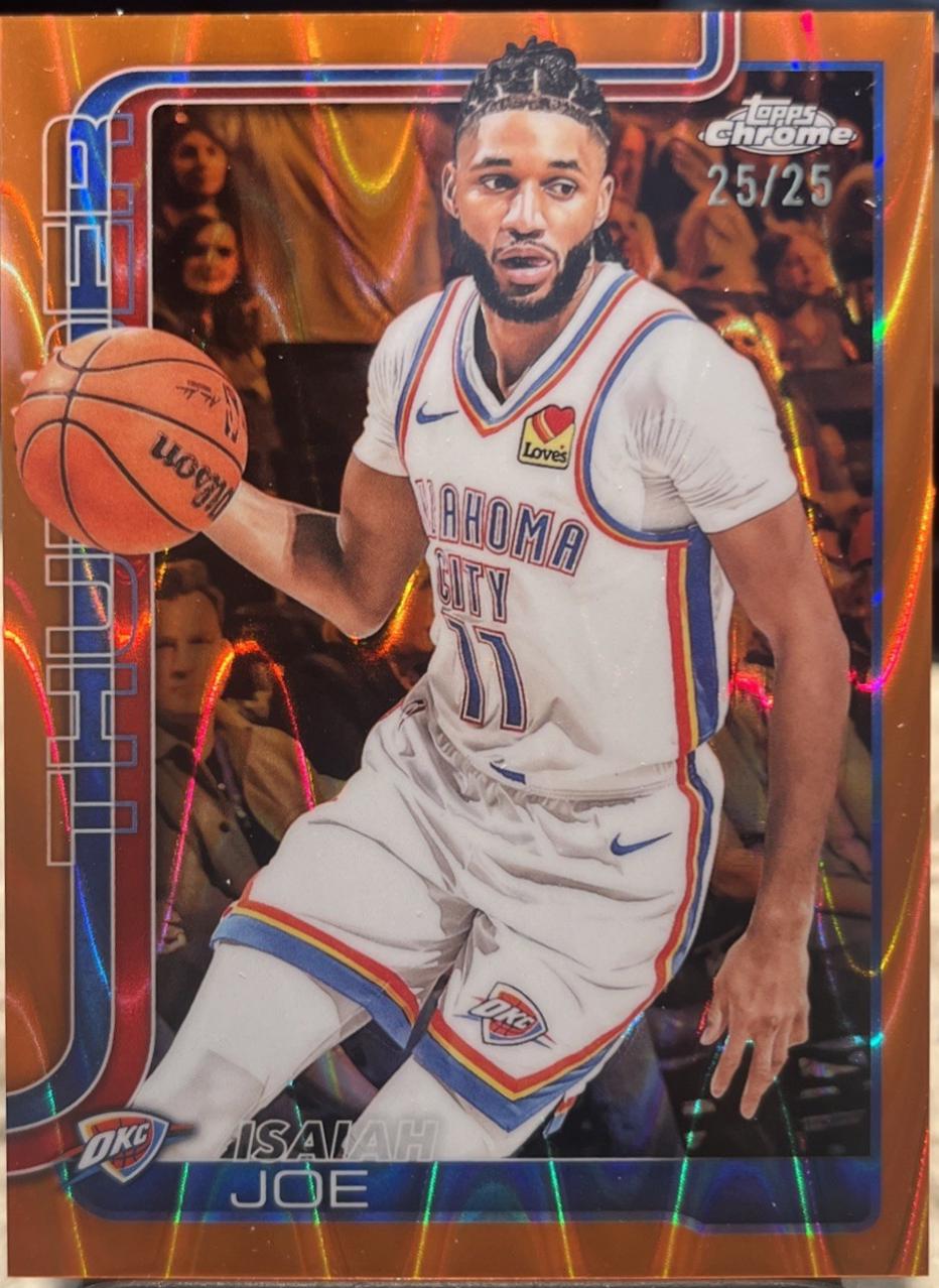 Isaiah Joe [RayWave Orange Refractor] #121