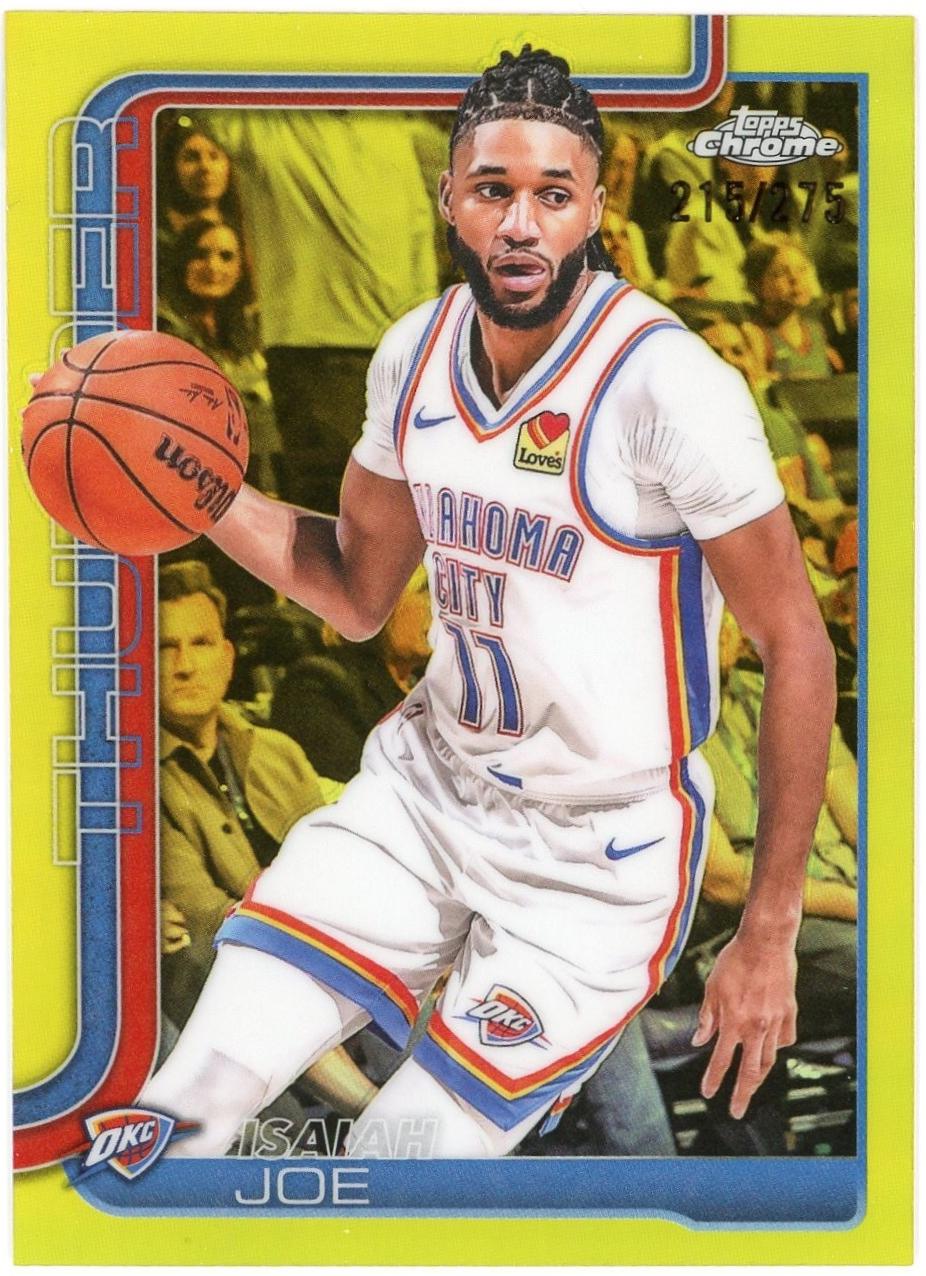 Isaiah Joe [Yellow Refractor] #121