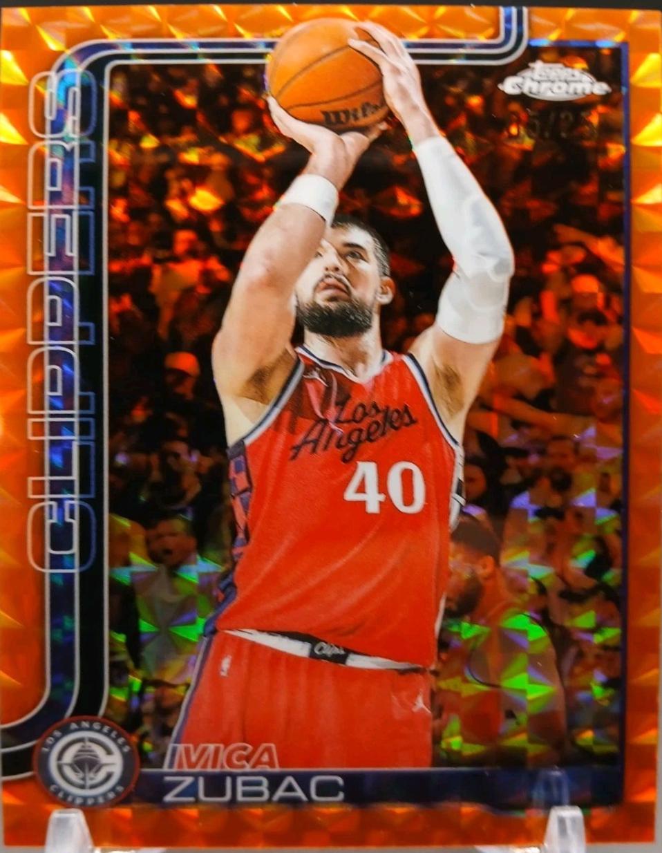 Ivica Zubac [Orange Geometric Refractor] #63