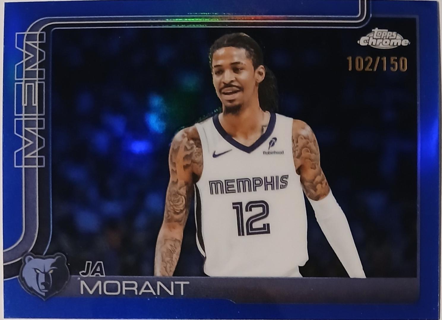 Ja Morant [Blue Refractor] #158