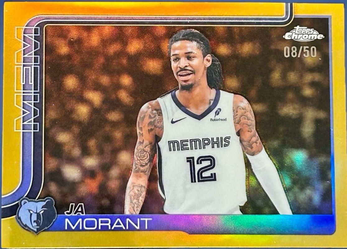Ja Morant [Gold Refractor] #158