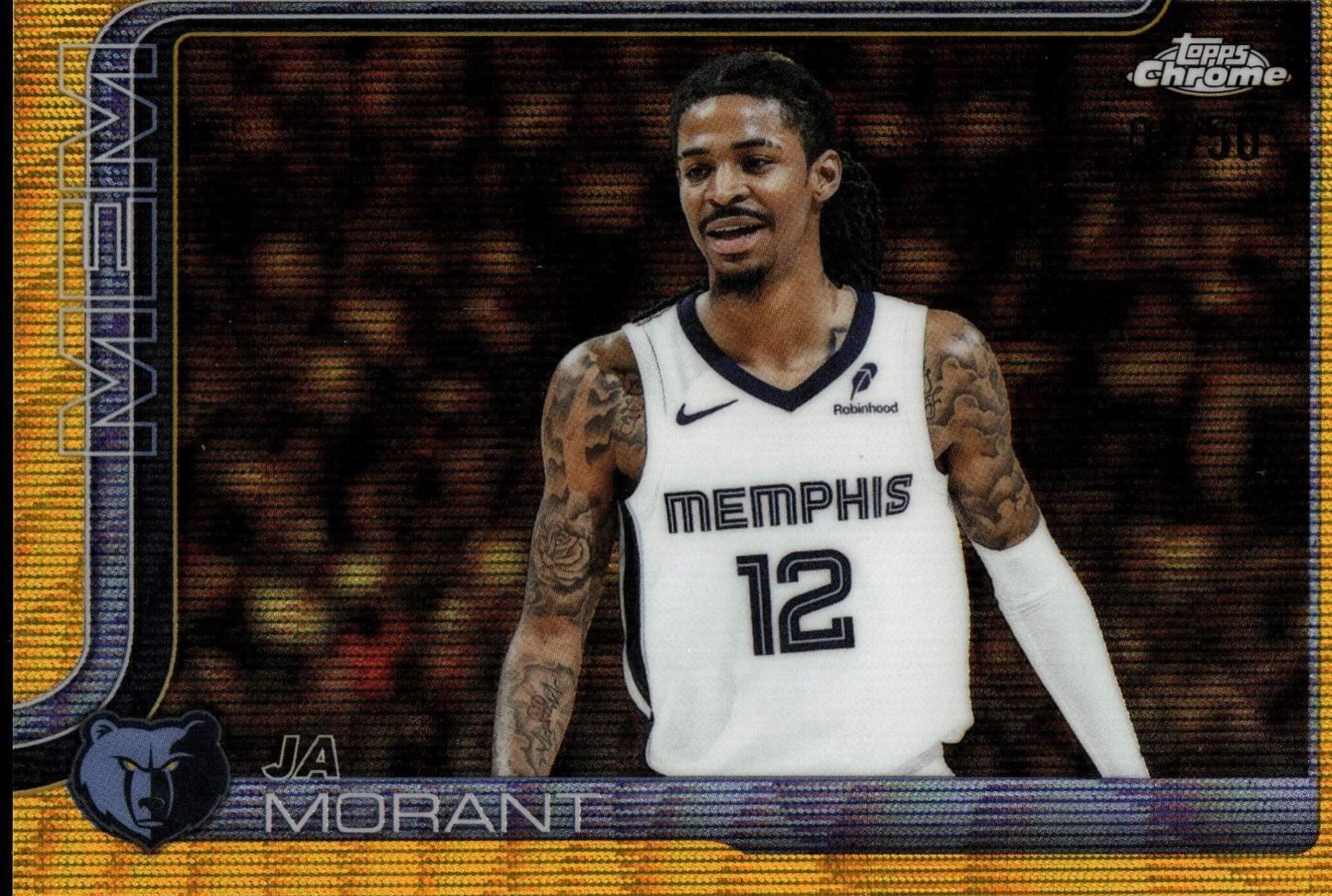 Ja Morant [Gold Wave Refractor] #158