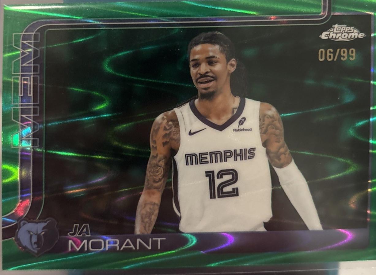 Ja Morant [Green Wave Refractor] #158
