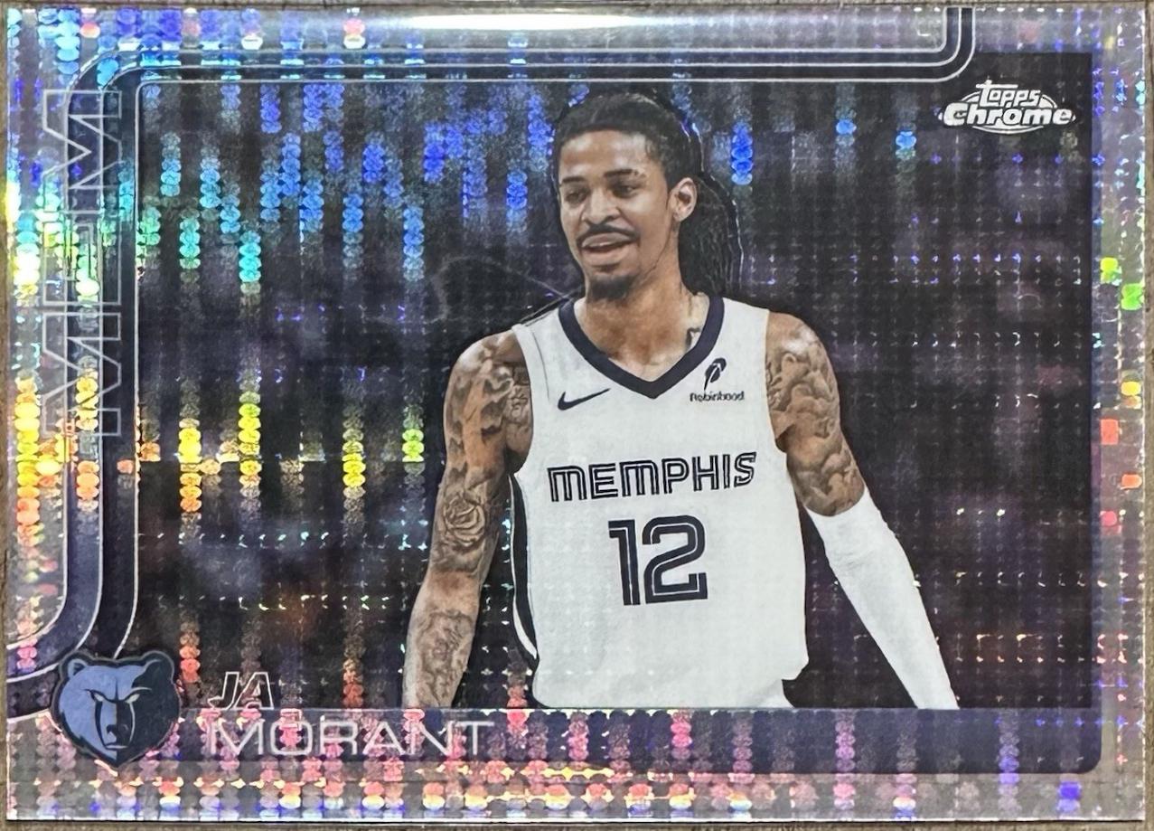Ja Morant [Orange Geometric Refractor] #158