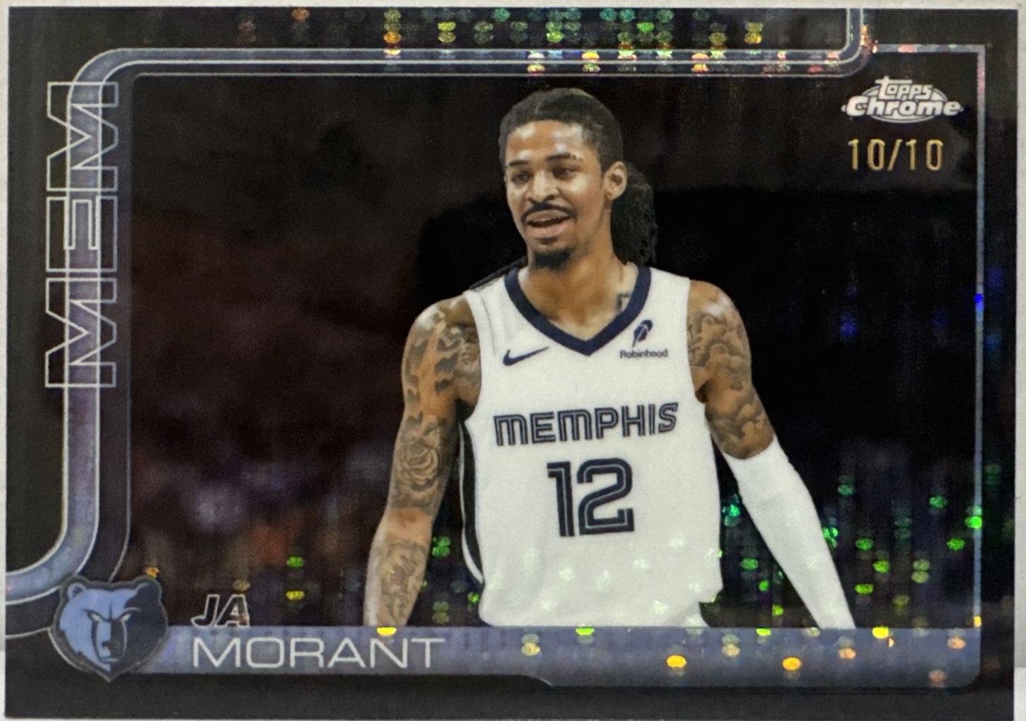 Ja Morant [Pulsar Black Refractor] #158