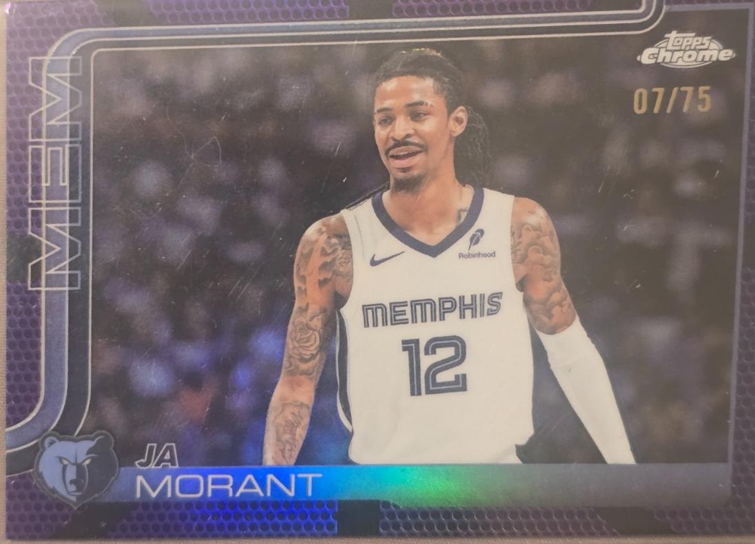 Ja Morant [Purple Basketball Refractor] #158