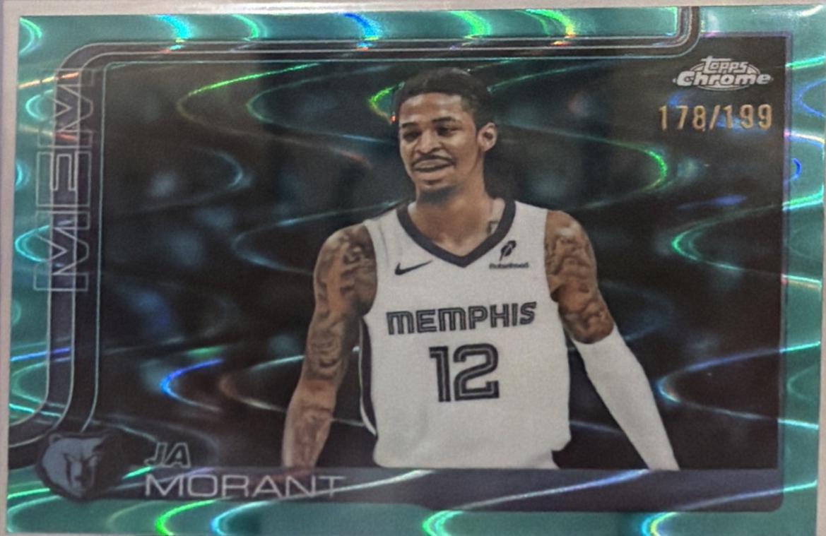 Ja Morant [RayWave Aqua Refractor] #158
