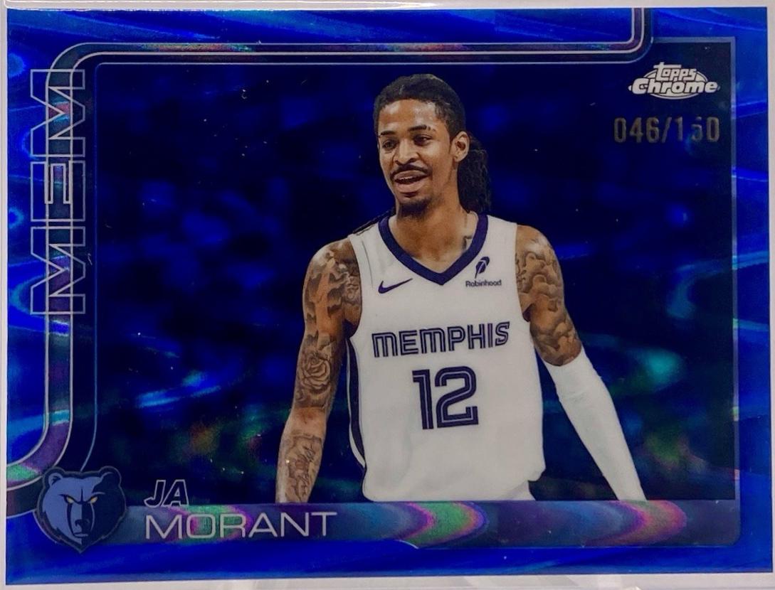 Ja Morant [RayWave Blue Refractor] #158