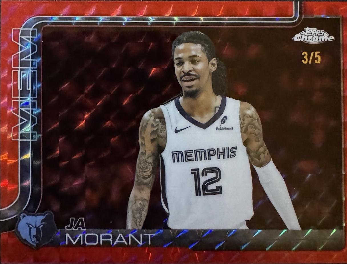 Ja Morant [Red Refractor] #158