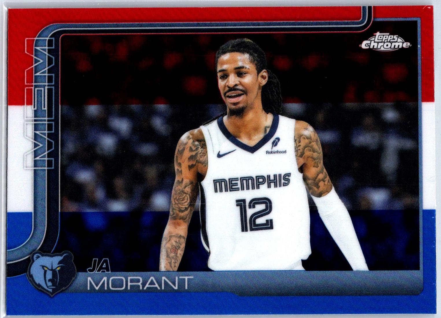 Ja Morant [Red White Blue Refractor] #158