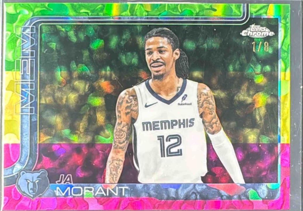 Ja Morant [Tri-Color Refractor] #158