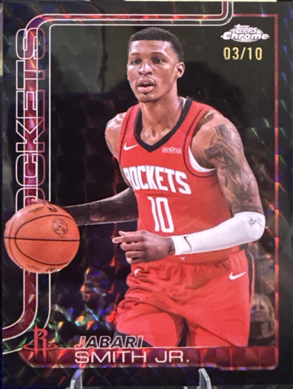 Jabari Smith Jr. [Black Basketball Refractor] #62