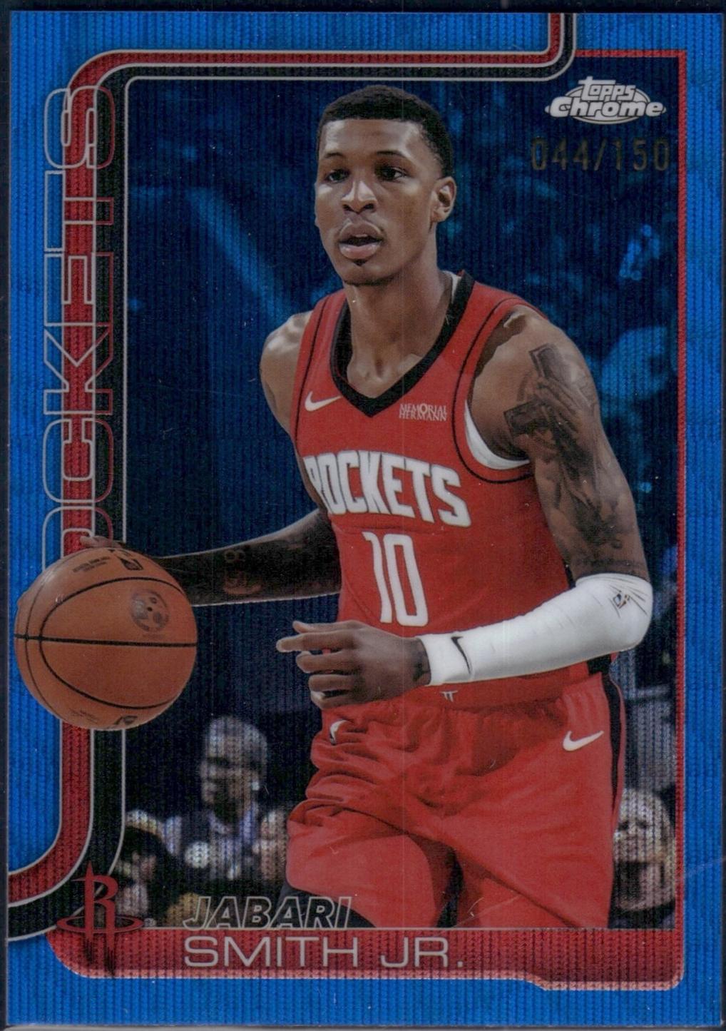 Jabari Smith Jr. [Blue Wave Refractor] #62