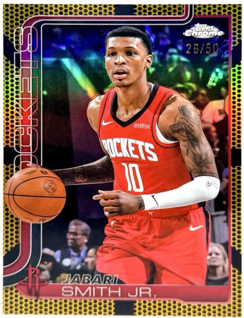Jabari Smith Jr. [Gold Basketball Refractor] #62