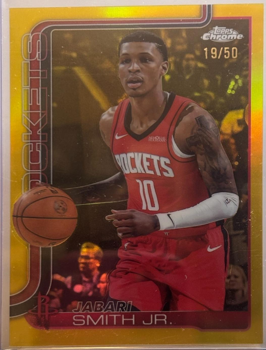 Jabari Smith Jr. [Gold Refractor] #62
