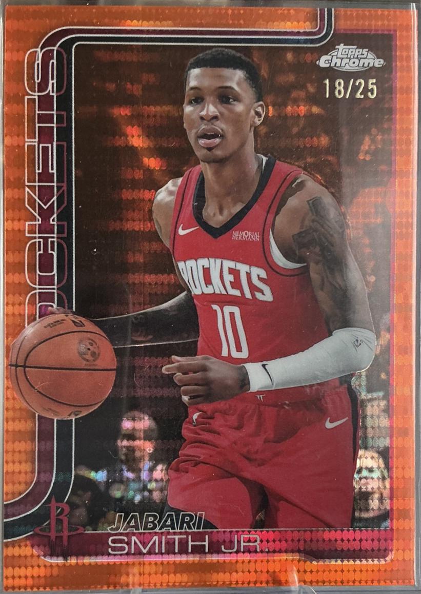 Jabari Smith Jr. [Pulsar Orange Refractor] #62