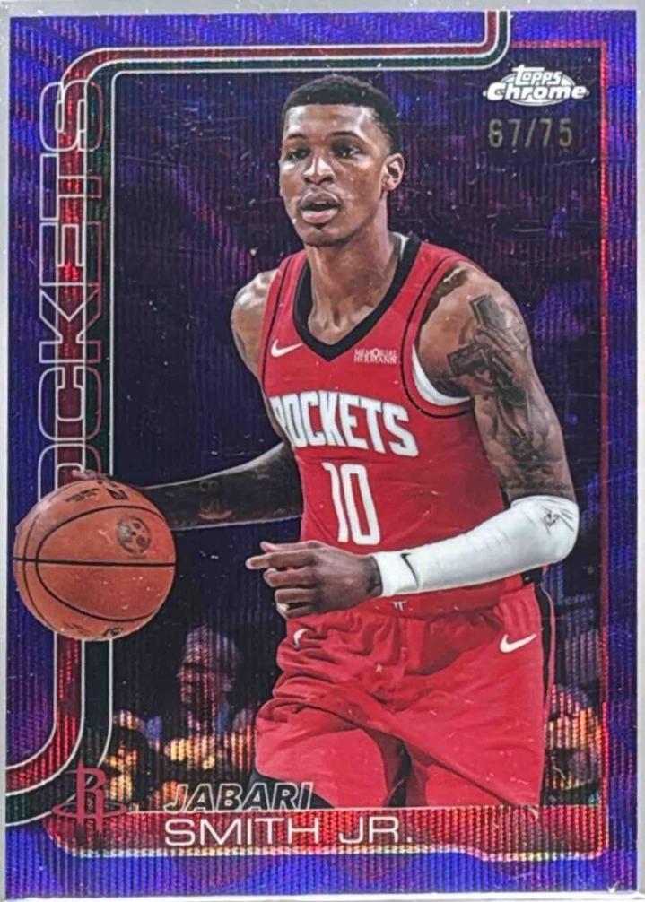 Jabari Smith Jr. [Purple Wave Refractor] #62