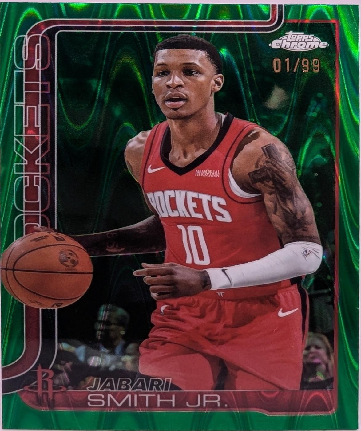 Jabari Smith Jr. [RayWave Green Refractor] #62