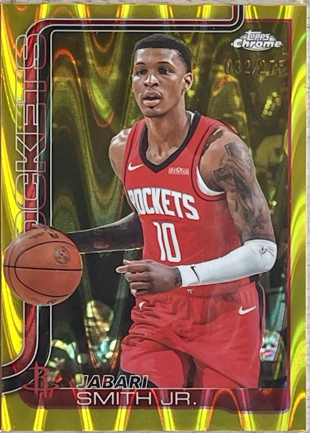 Jabari Smith Jr. [RayWave Yellow Refractor] #62