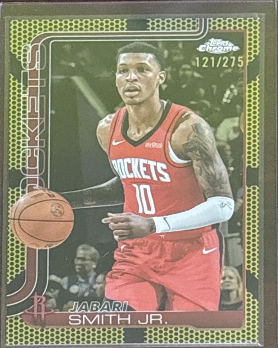 Jabari Smith Jr. [Yellow Basketball Refractor] #62