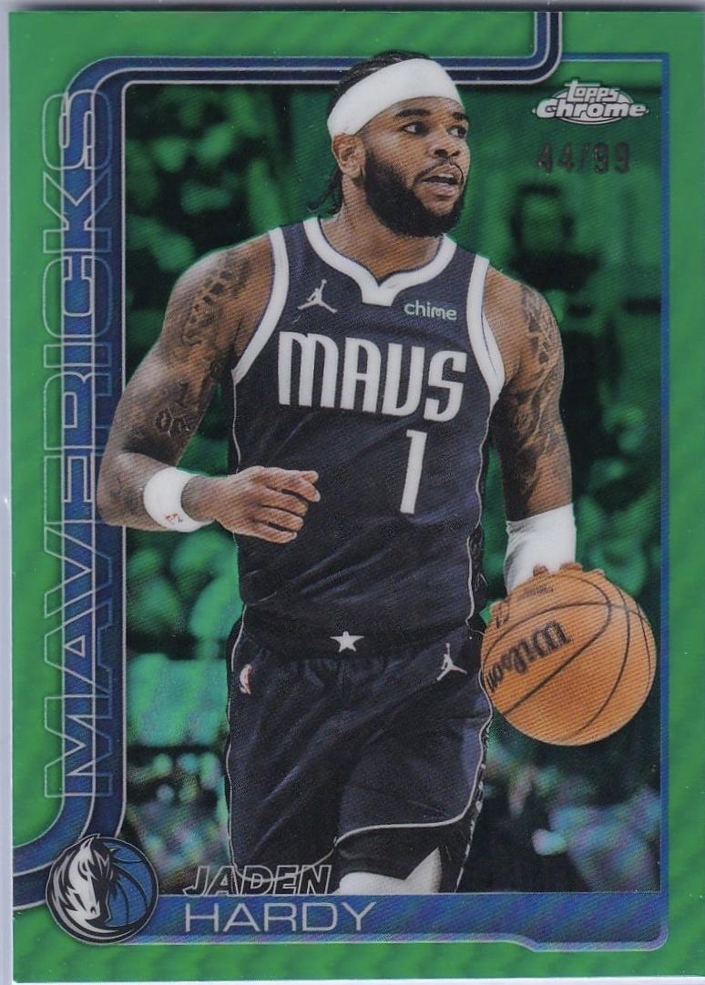 Jaden Hardy [Green Basketball Refractor] #60