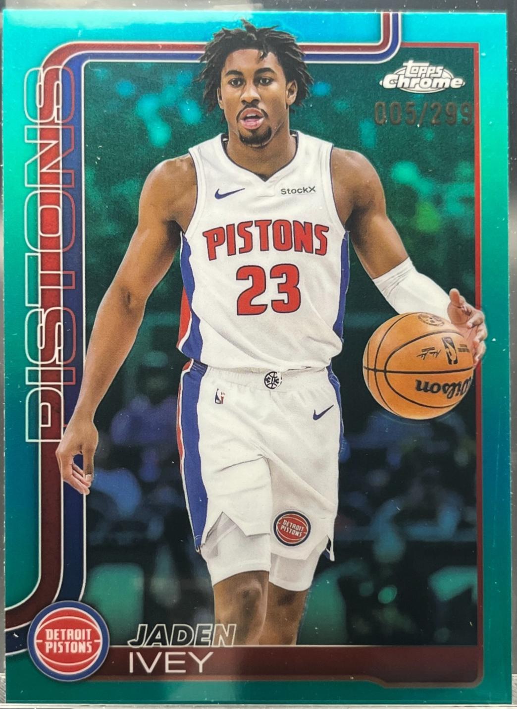 Jaden Ivey [Aqua Basketball Refractor] #61