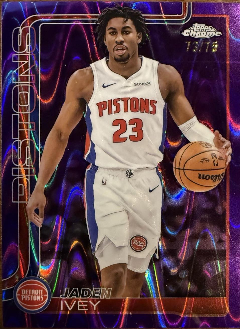 Jaden Ivey [RayWave Purple Refractor] #61