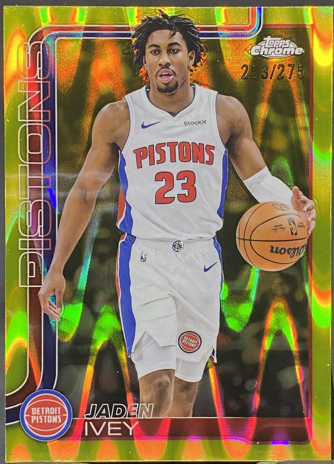 Jaden Ivey [RayWave Yellow Refractor] #61