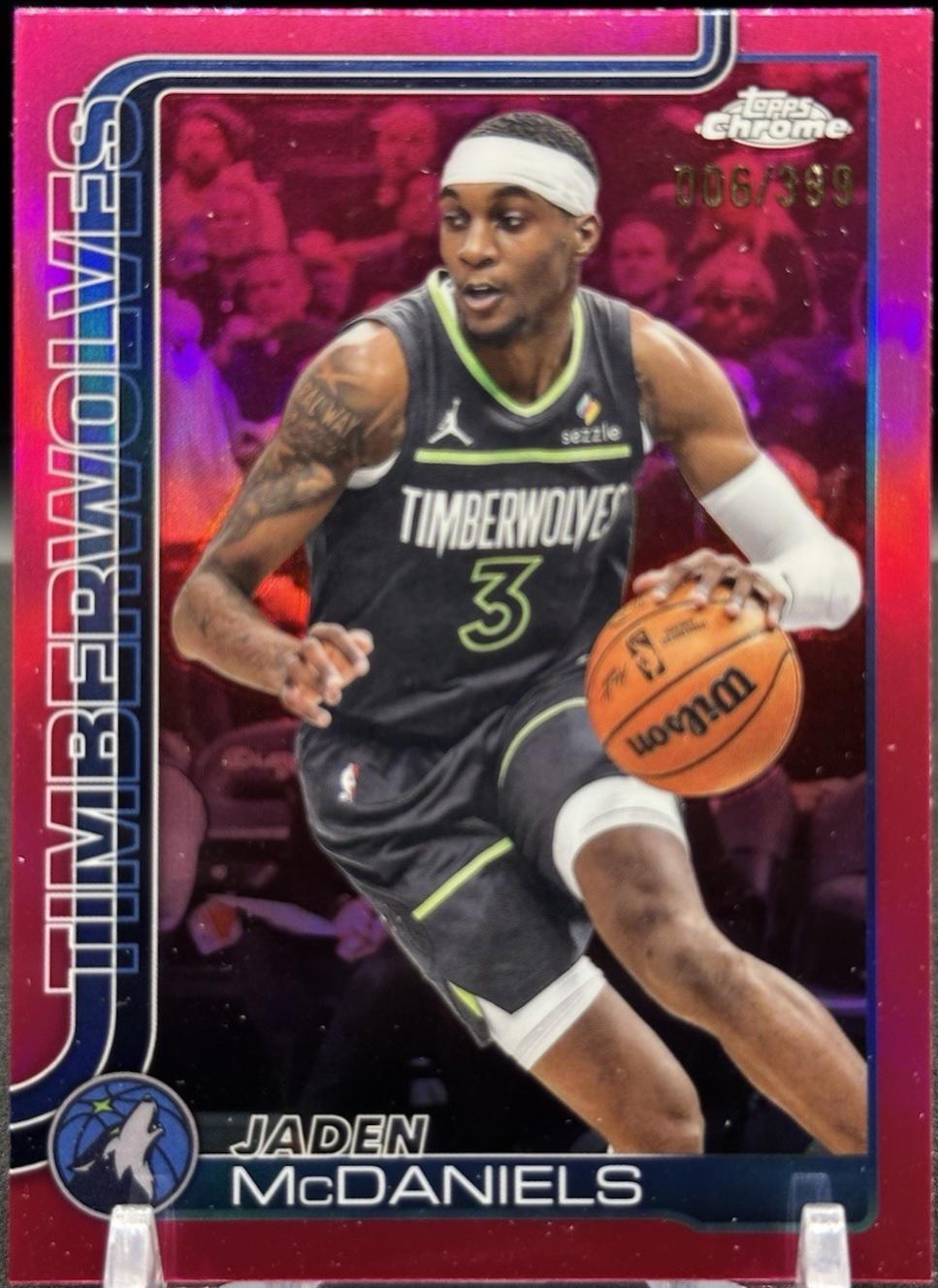 Jaden McDaniels [Magenta Refractor] #176