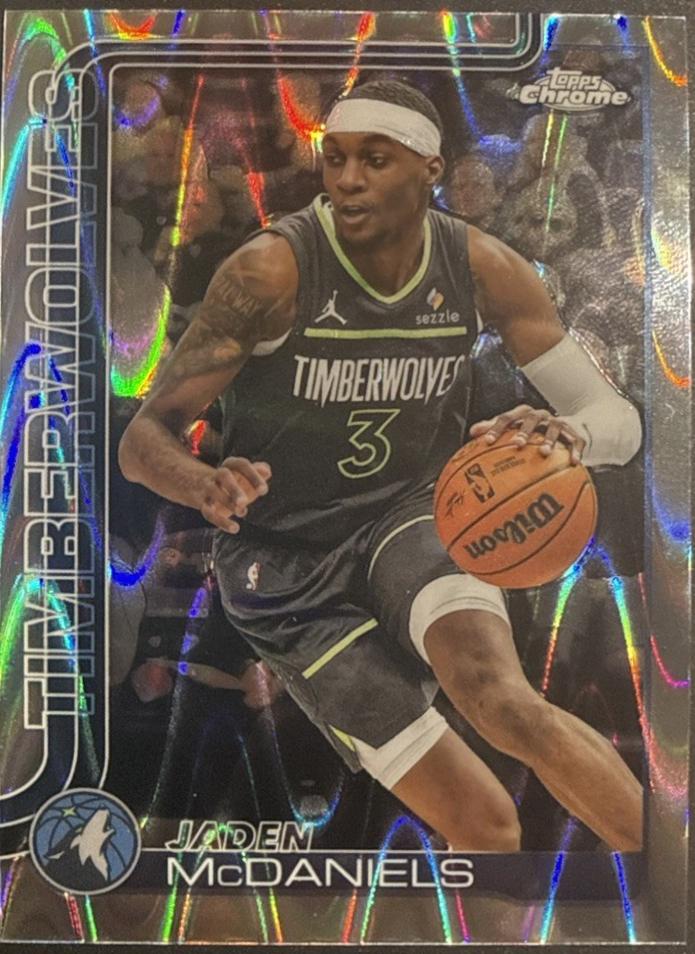 Jaden McDaniels [RayWave Refractor] #176