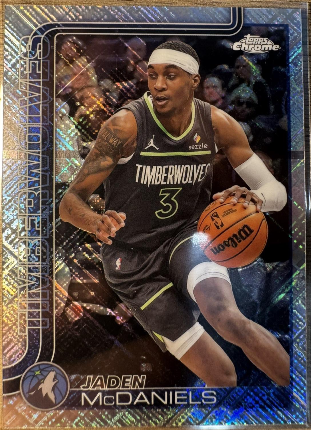 Jaden McDaniels [Skylight Refractor] #176