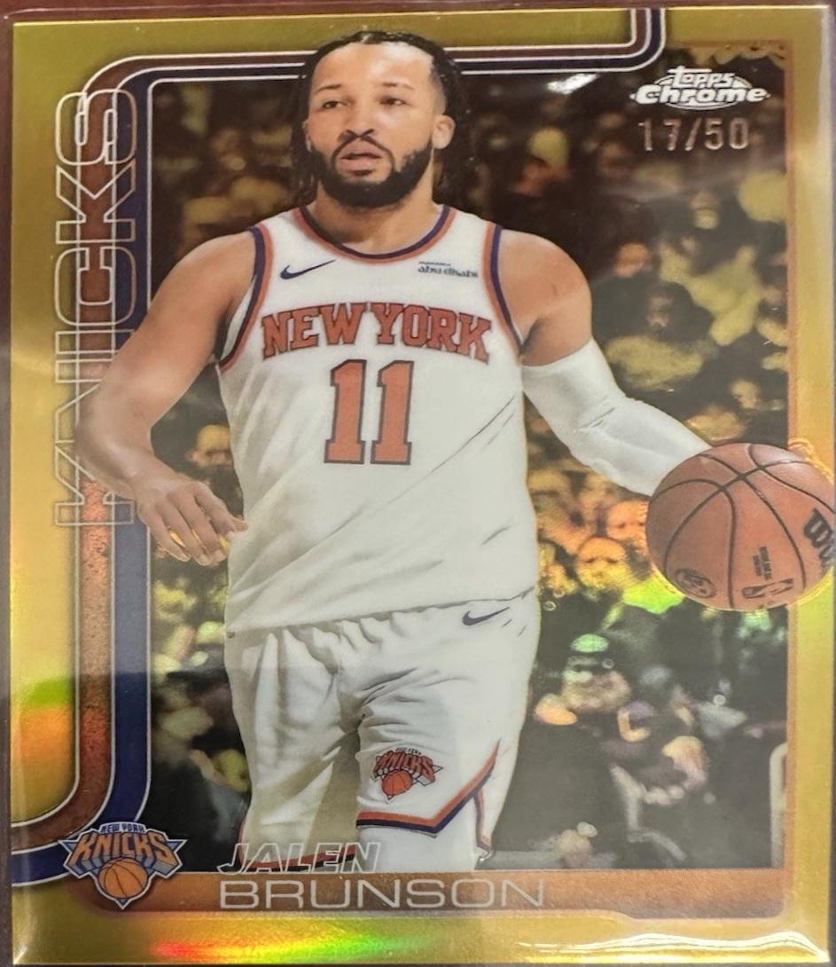 Jalen Brunson [Gold Refractor] #101