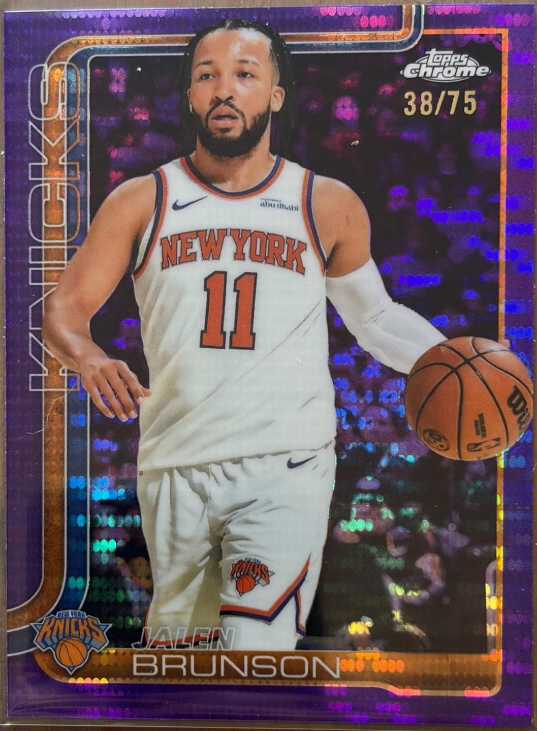Jalen Brunson [Purple Refractor] #101