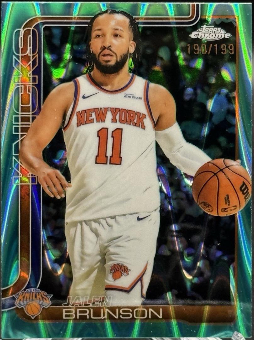 Jalen Brunson [RayWave Aqua Refractor] #101