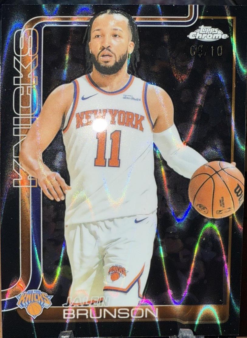 Jalen Brunson [RayWave Black Refractor] #101