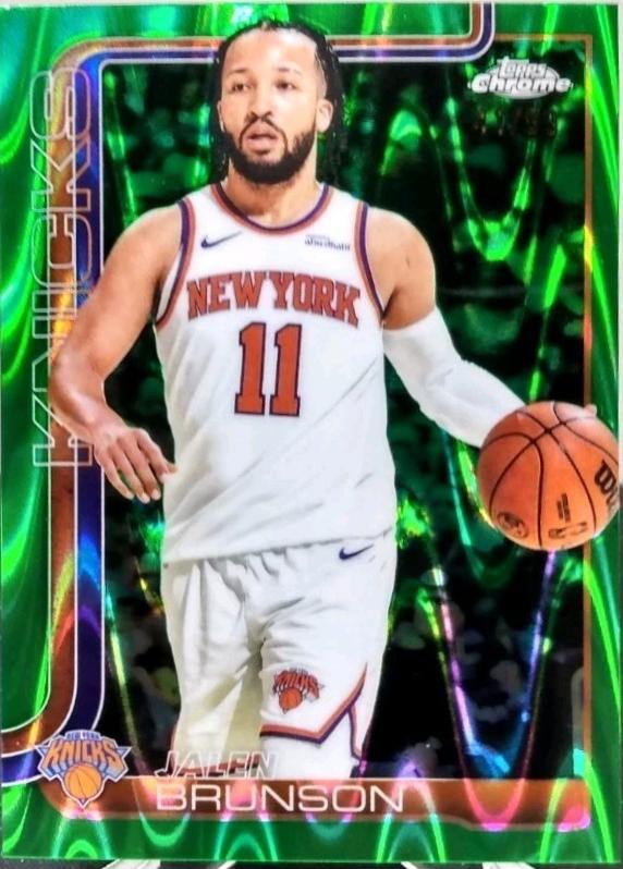 Jalen Brunson [RayWave Green Refractor] #101