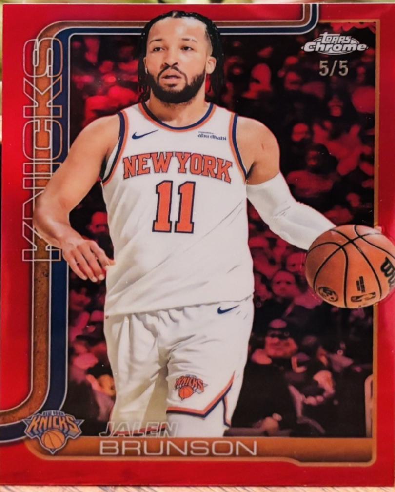 Jalen Brunson [Red Refractor] #101