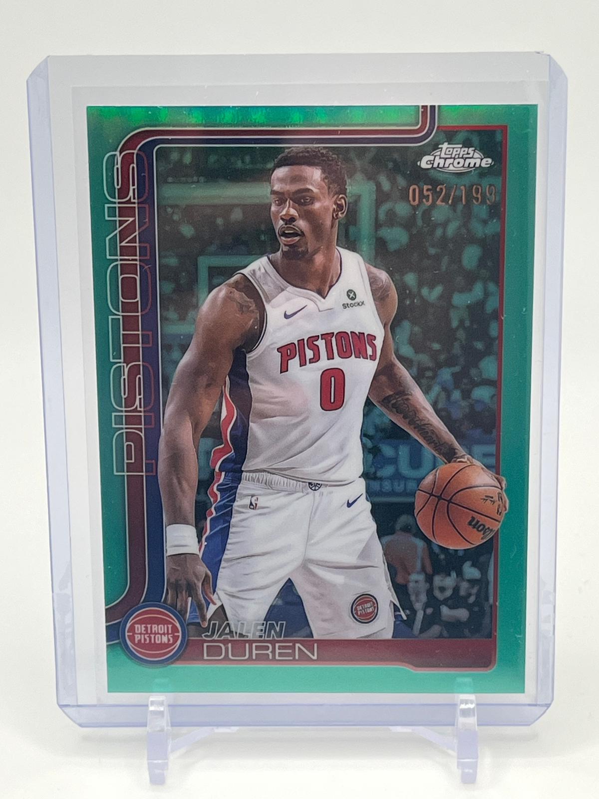 Jalen Duren [Aqua Refractor] #57