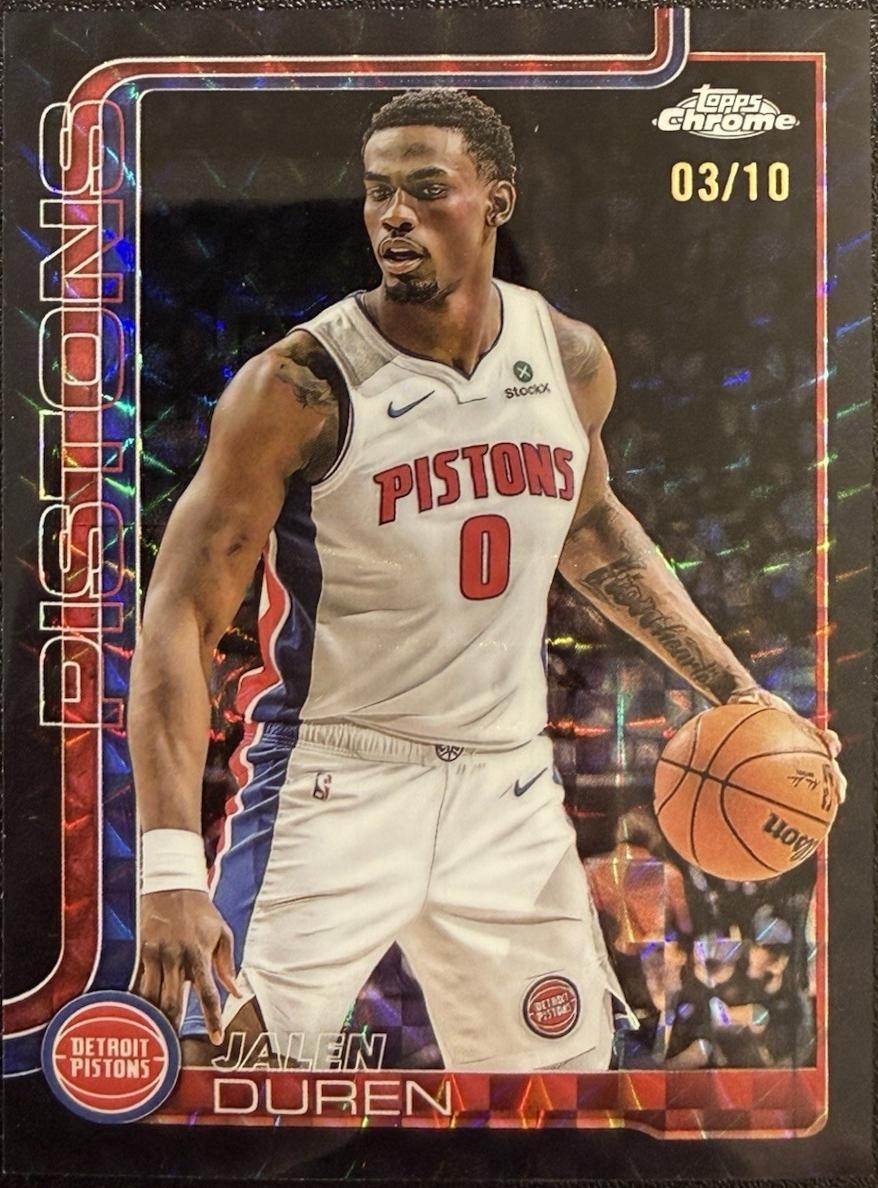 Jalen Duren [Black Geometric Refractor] #57