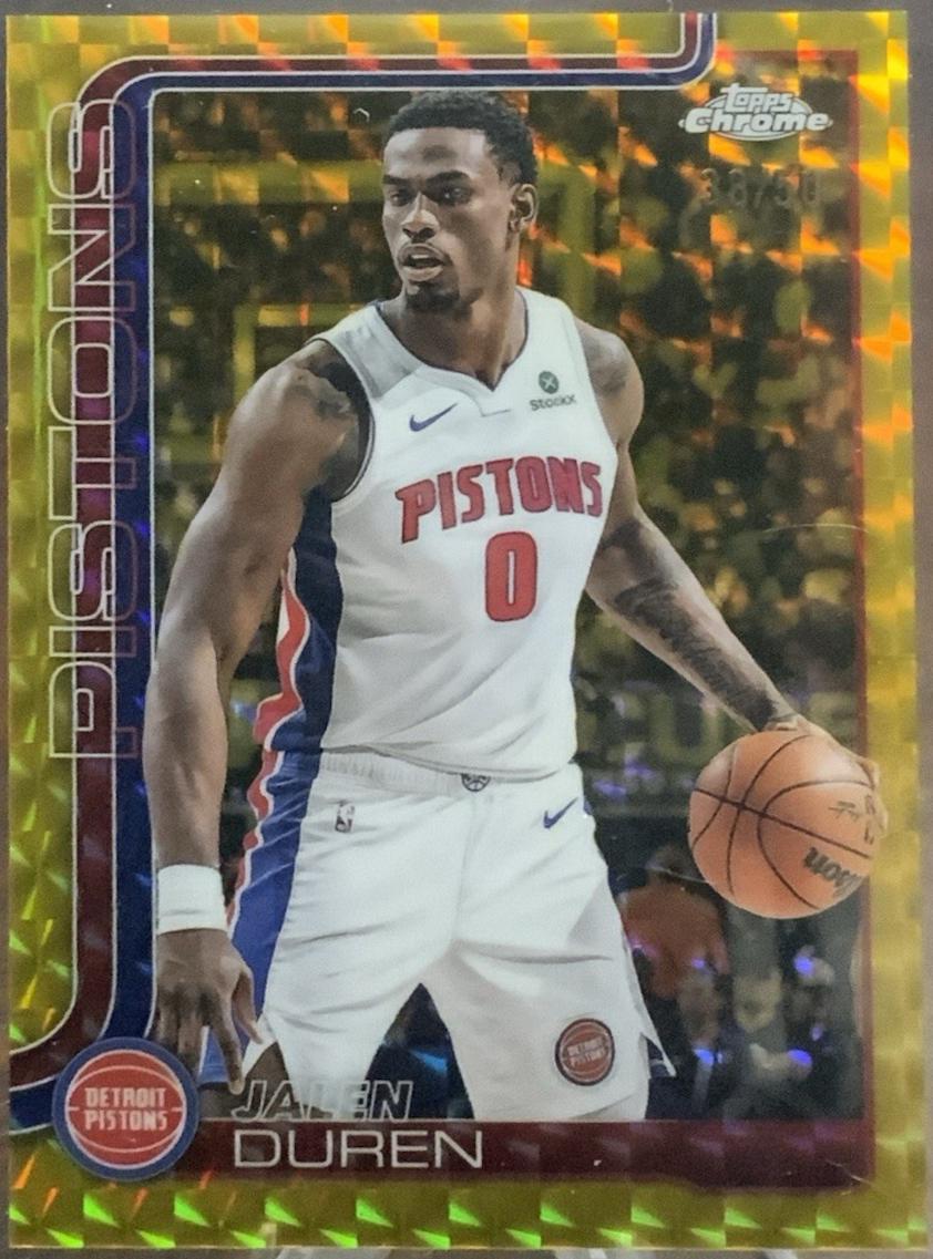 Jalen Duren [Gold Basketball Refractor] #57