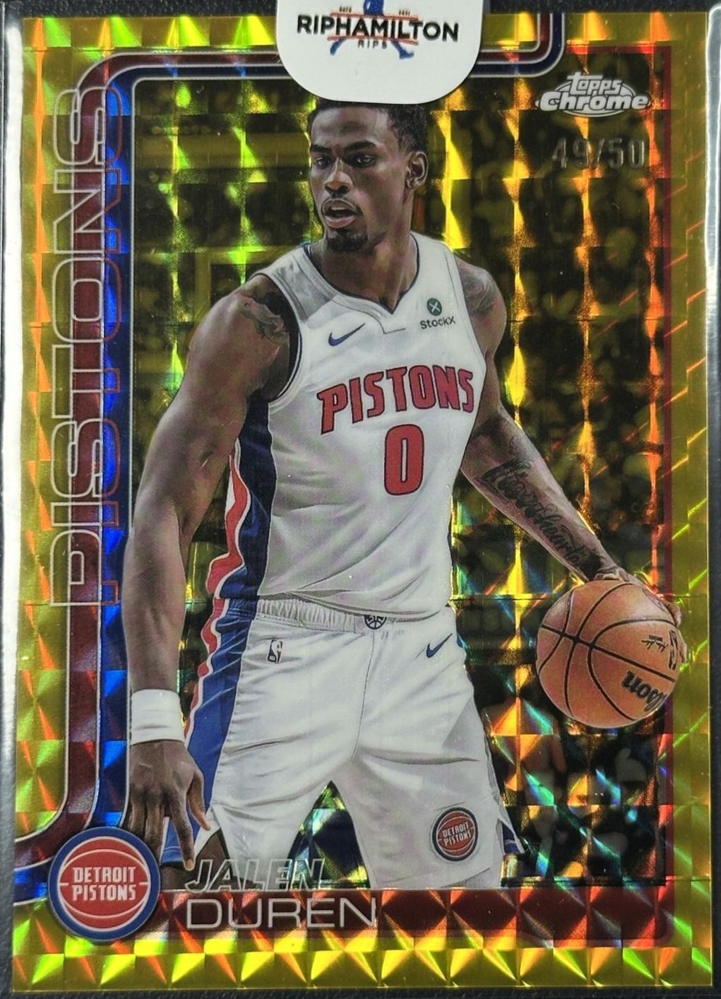 Jalen Duren [Gold Geometric Refractor] #57