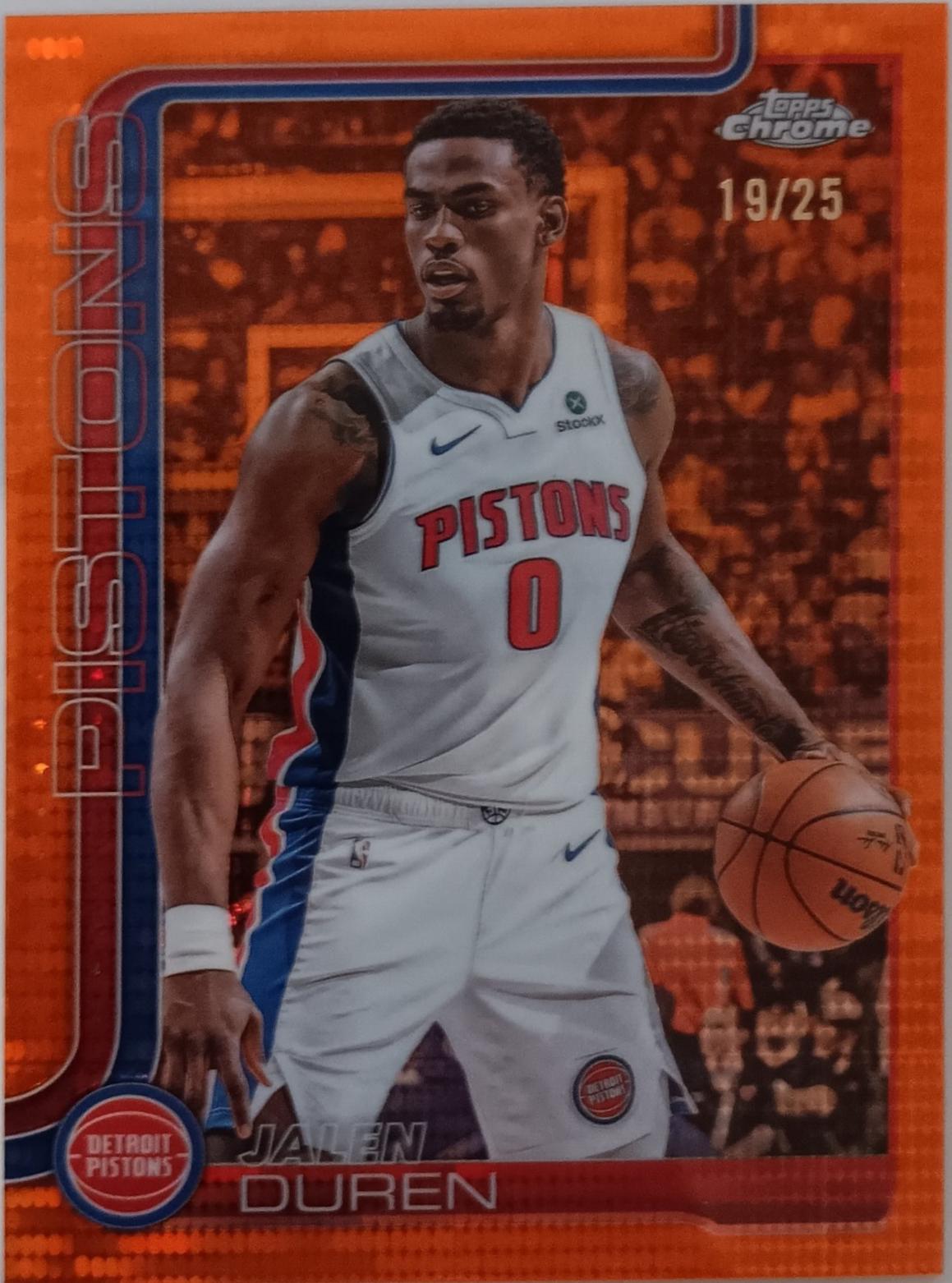 Jalen Duren [Pulsar Orange Refractor] #57